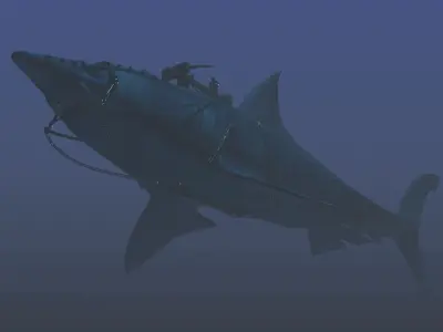  Battle Shark 3D 3D model