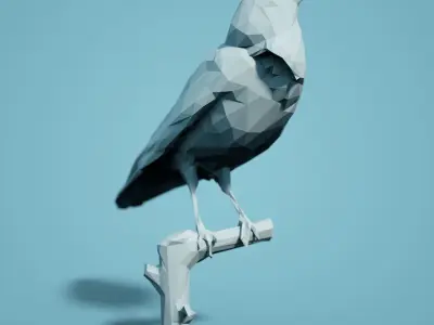Bird Collection V3 Low Poly Models Low-poly 3D model