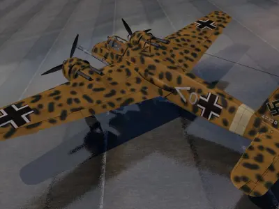 Henschel Hs-129 B-3 3D model