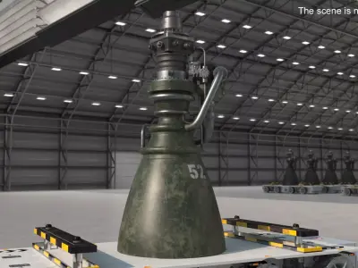 Spacecraft Propulsion System Dirt 3D model