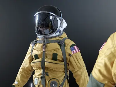 FLIGHT SUIT U2 Pilot 3D model