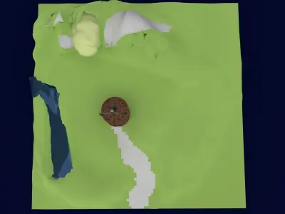 Optical telegraph 3D model