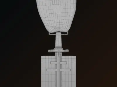 Order of Liberation - WW2 French Military Medal Free low-poly 3D model