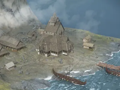Viking Bay 3D model