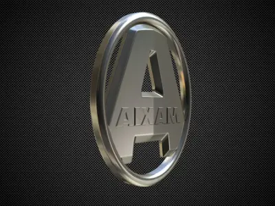 aixam logo 3D model