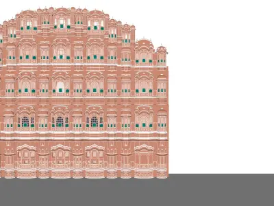 Hawa Mahal Jaipur 3D model