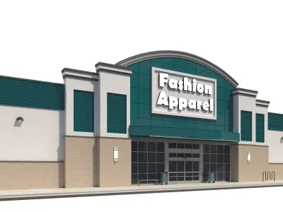 Retail-060 Retail Store 3D model