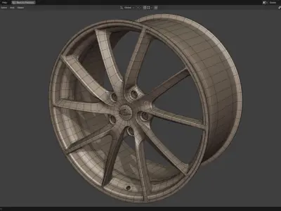 Rims 20 inch McLaren 720s 3D model