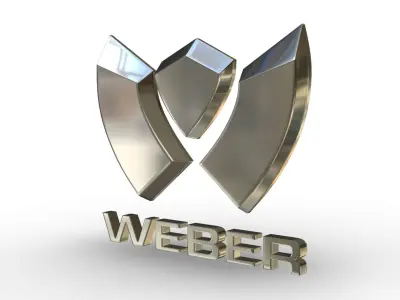 weber logo 3D model