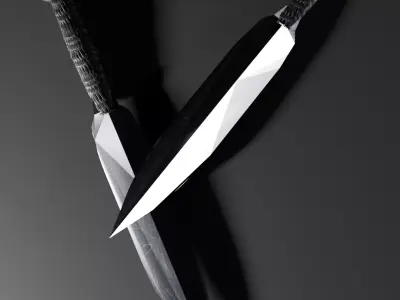 Ceremonial Dagger of the Riftborn 3D model