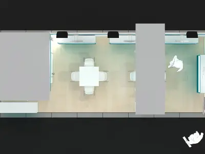 Exhibition Stand - ST0039 3D model