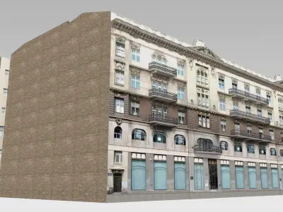 Rich Classical Building Low-poly 3D model