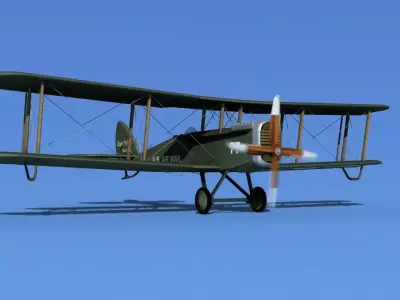 Airco DH-4 V02 US Air Mail 3D model