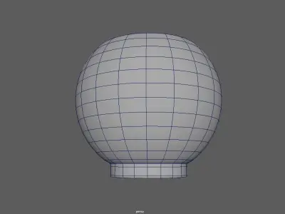 Glass Fish Bowl  3D model