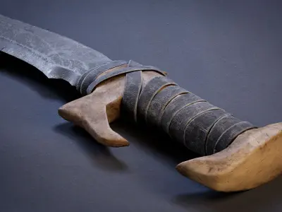 Sword - Goblin Low-poly 3D model