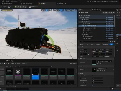 M-113 Armored personnel Carrier A1  3D model