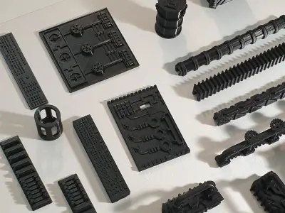 SCI-FI bits set 2 Free 3D model