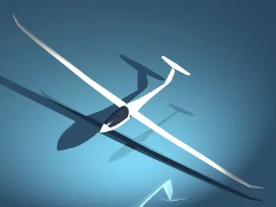 Nimbus glider 3D model