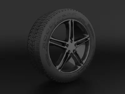 Audi R8 Rims Free 3D model