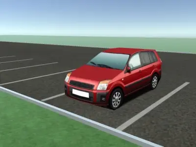 Background Car - Free Free low-poly 3D model