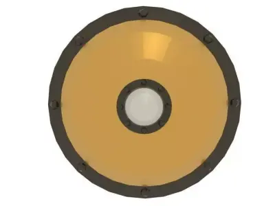 Warhammer Shield of Ptolos Low-poly 3D model