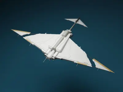Glider Appocalypse 3D Model Low-poly 3D model