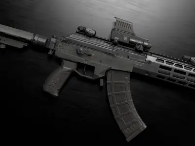 IWI Galil ace gen2 Low-poly 3D model