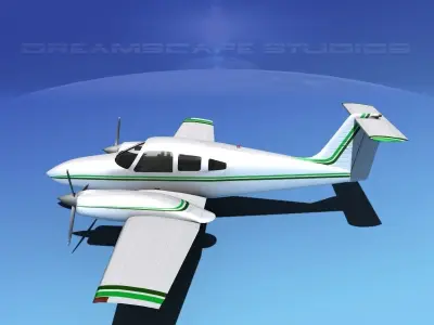 Piper PA-44-180 Seminole V05 3D model