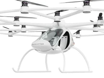 E-VOLO VC200 Volocopter Manned Drone 3D model
