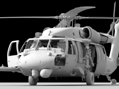  HH-60G Pave Hawk 3D model