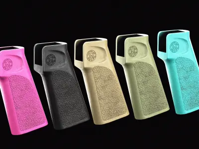 Hogue 15 Grip AR15 M16 Low-poly 3D model