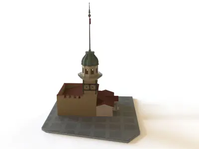 Maidens Tower 3D model