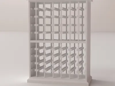 Wine Rack 3D model