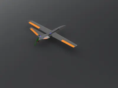 Unmanned Aerial Vehicle 3D print model