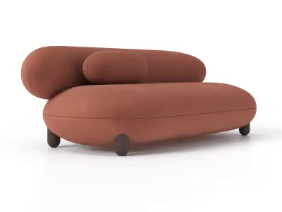 Noom Flock Sofa 210 Free 3D model