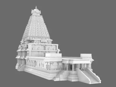 Brihadisvara Temple 3D model