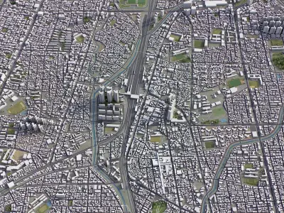 Cheonan Low-poly 3D model