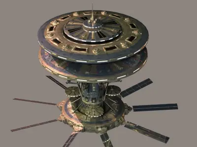 Earth Orbital 3 Space Station 3D model