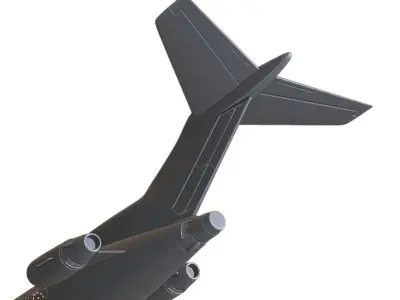 Boeing 727-200 ready to 3D printing 3D print model