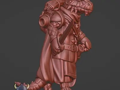 Lizard Ranger 3D print model