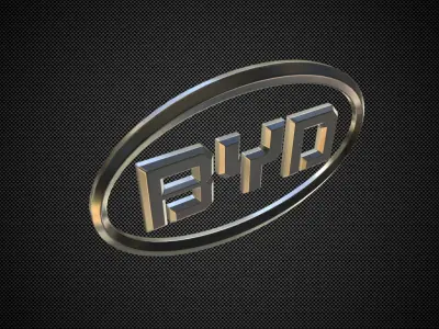 byd logo 3D model