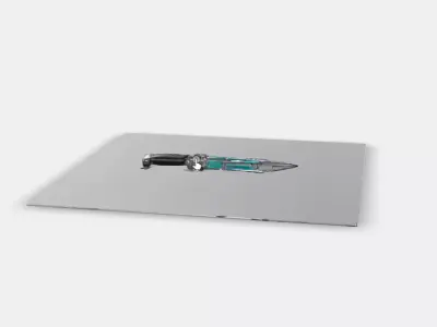 Cyber Knife Low-poly 3D model