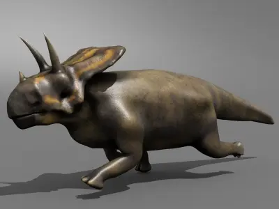 Pentaceratops Jurassic Dinosaur Low-poly 3D model