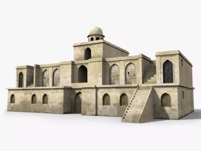 Arab x21 Low-poly 3D model