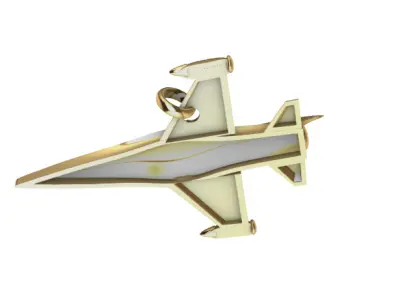 dije- colgante jet -v- 3D print model