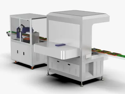Visual Dispensing and Automated Bonding Machine 3D model