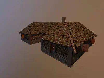 MEDIEVAL HOUSE 3 - LEVEL 1 by RogueFilmProductions 3D model