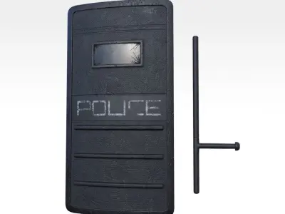 Riot Gear Free low-poly 3D model