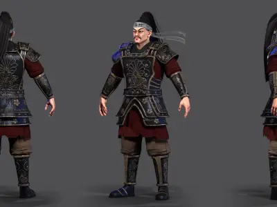 Ninja roman soldier 3D model