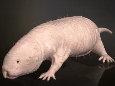 Mole Rat 3D model